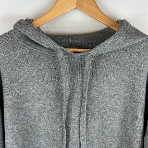 A New Day Cozy Knit Soft Women's Hoodie Sweatshirt Sweater Gray Sz: XL - Picture 4 of 10